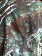 Load image into Gallery viewer, Custom Reverse Geode Button Up Shirt in ‘Moss Agate’ for Tonya
