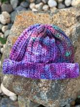 Load image into Gallery viewer, Adult Chunky Cotton Knit Geode Beanie in ‘Mindbender’
