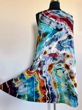 Load image into Gallery viewer, Women’s XXXL 3X Reverse Geode Sleeveless Swing Dress with Pockets in ‘Desert Springs’
