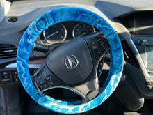 Load image into Gallery viewer, 2 Custom Geode Steering Wheel Covers for Mary
