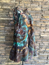 Load image into Gallery viewer, Women’s Large Geode Cotton Gauze Tiered Sleeveless Dress with Pockets in ‘Starling’
