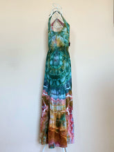 Load image into Gallery viewer, Women’s Medium Geode Cotton Elastic Waist Maxi Dress with Pockets in ‘Rainbow Sherbert’
