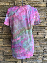 Load image into Gallery viewer, Women’s Medium Geode V-Neck T-Shirt in ‘Midnight Opal’
