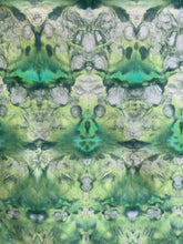 Load image into Gallery viewer, Shibori Dish Towel in ‘Teal Green’
