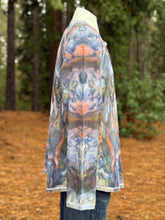 Load image into Gallery viewer, Men’s XXL Cosmic Roll Long Sleeved Henley in ‘Moss &amp; Ember’
