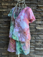 Load image into Gallery viewer, Women’s Small (4/6) Geode Cotton Gauze Top &amp; Short Outfit Set in ‘Tide Pool’
