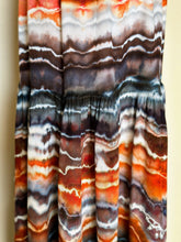 Load image into Gallery viewer, Women’s XS (fits like a small) Geode 100% Rayon Caravan Maxi Skirt in ‘Painted Hills, Or’
