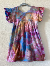 Load image into Gallery viewer, Toddler 2T Geode Flutter Sleeve Dress in ‘Bird Song’
