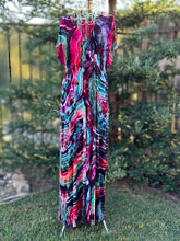 Load image into Gallery viewer, Custom Geode Surplice Maxi Dress for Gina
