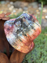 Load image into Gallery viewer, Baby/Toddler 0-2 Years Geode Sun Hat with Chin Strap in ‘Rustic Rainbow’
