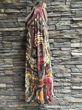 Load image into Gallery viewer, Women’s Small Reverse Geode Mock Neck Long Sleeved Sweater Dress with Pockets in ‘Pinot Sage’
