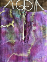 Load image into Gallery viewer, Women’s Medium Geode 100% Cotton Gauze Sleeveless Tiered Dress with Pockets in ‘Avalon’
