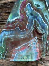 Load image into Gallery viewer, Women’s Small Geode Short Sleeve Open Front Cardigan with Pockets in ‘Dark Enchantment’
