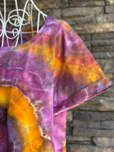 Load image into Gallery viewer, Women’s Large Geode Short Sleeved Pocket T-Shirt in ‘Golden Orchid’
