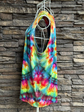 Load image into Gallery viewer, Women’s Large Luxe Spiral Tank Top in ‘Cosmic Eyes’
