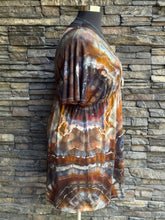 Load image into Gallery viewer, Women’s XL Geode Kimono Style Dress in ‘Turkey Tail Mushroom’
