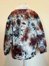 Load image into Gallery viewer, Women’s Medium Tall Sherpa Lined Denim Jacket in ‘Brushed Steel’
