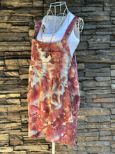 Load image into Gallery viewer, Women’s Medium Rayon/Linen Loose Fitting Overall Shorts in ‘Love Potion’
