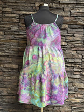 Load image into Gallery viewer, Women’s Large (fits like an XL) Geode Spaghetti Strap Tiered Cotton Gauze Sundress with Pockets in ‘Alchemist’
