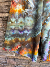 Load image into Gallery viewer, Women’s Small Geode Linen Blend Wide-Leg Split-Hem Flowy Pants with Pockets in ‘Labradorite’
