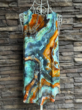 Load image into Gallery viewer, Custom Women’s Small Geode Luxe Tank Top in ‘Boulder Turquoise’ for Kathy
