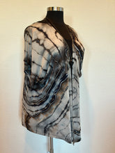 Load image into Gallery viewer, Custom Geode ‘Turkey Tail Mushroom’  Kimono and Reverse Geode Maxi Dress for Pamela
