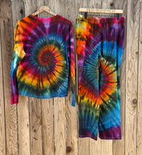 Load image into Gallery viewer, Custom Men’s Rainbow Spiral Pajama Set for Kari
