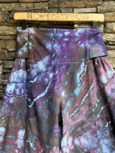 Load image into Gallery viewer, Women’s Medium Geode Tiered Flared Leg Palazzo Pants with Tie in ‘Galaxy Drift’
