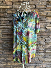 Load image into Gallery viewer, Women’s Large Geode Rayon V-Neck T-Shirt Tunic in ‘Enchanted Forest’
