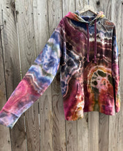 Load image into Gallery viewer, Men’s  XL 100% Cotton Geode Hoodie in ‘Rustic Rainbow’
