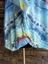 Load image into Gallery viewer, Women’s 3X Geode Long Sleeved Boat Neck Top with Thumbholes in ‘Tahitian Seas’
