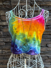 Load image into Gallery viewer, Women’s Medium Geode Rainbow Crop Top
