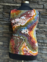 Load image into Gallery viewer, Women’s XL 100% Cotton Geode Tank Top in ‘Rustic Rainbow’
