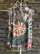 Load image into Gallery viewer, Women’s Large Flowy Workout Tank Top in ‘Pinot Sage &amp; Teal’ Spiral
