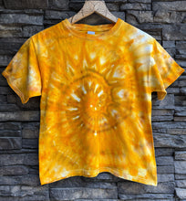 Load image into Gallery viewer, Youth Large Spiral T-Shirt in ‘Golden Sunshine’
