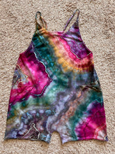 Load image into Gallery viewer, Women’s Large (fits like a medium) Geode Harem Shorts Romper in ‘Gypsy Skies’
