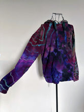 Load image into Gallery viewer, Women’s Small Reverse Geode Hoodie in ‘Galaxy’
