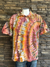 Load image into Gallery viewer, Men’s XL 100% Cotton Polo Shirt in ‘Rustic Rainbow’
