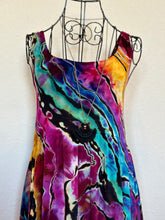 Load image into Gallery viewer, Custom Reverse Geode Midi Ballet Dress with Pockets in ‘Spectrolite’ for Becky
