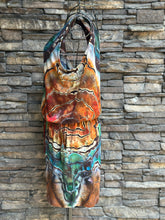 Load image into Gallery viewer, Women’s Large Reverse Geode Shorts Romper in ‘Petrified Wood’
