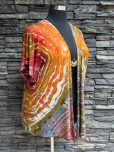 Load image into Gallery viewer, Women’s Medium Geode Kimono in ‘Rustic Rainbow’
