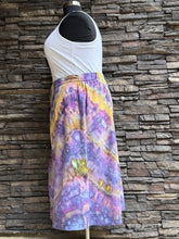 Load image into Gallery viewer, Women’s XXL Linen/Rayon Midi Skirt with Button Front &amp; Pockets in ‘Sugar Plum’
