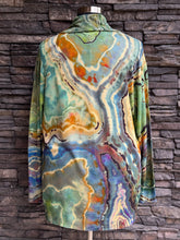 Load image into Gallery viewer, Custom Reverse Geode Athelta Cardigan in ‘Oil Slick’ for Walter
