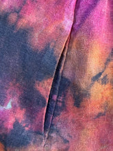 Load image into Gallery viewer, Women’s Small Upcycled Reverse Dyed Babydoll Dress with Pockets in ‘Dark Spectrum’
