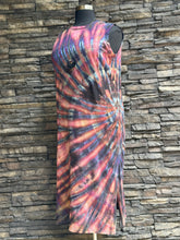 Load image into Gallery viewer, Women’s XXL 100% Cotton Reverse Dyed Sleeveless Midi Dress in ‘Warrior Princess’

