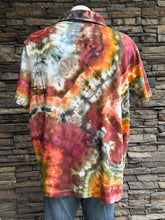Load image into Gallery viewer, Men’s XXL (fits like an XL) Geode 100% Cotton Polo Shirt in ‘Rustic Rainbow’
