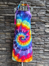 Load image into Gallery viewer, Adult Apron with Pockets in Rainbow Spiral
