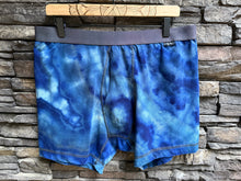 Load image into Gallery viewer, Men’s XL Geode Boxer Briefs in ‘Midnight Blues’
