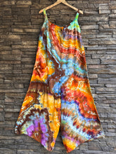 Load image into Gallery viewer, Women’s Large Geode Lazy Day 100% Rayon Jumpsuit in ‘Koroit Boulder Opal’

