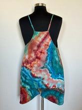 Load image into Gallery viewer, Women’s XL Geode Harem Romper in ‘Caribbean Reef’
